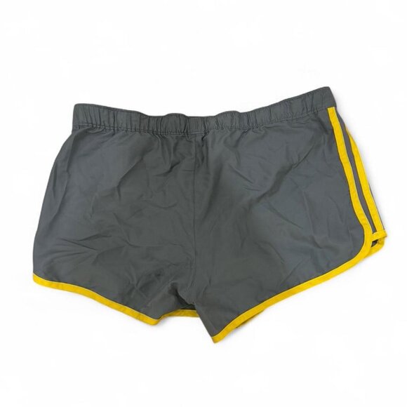 Adidas Women's Grey and Yellow Shorts - Picture 2 of 2